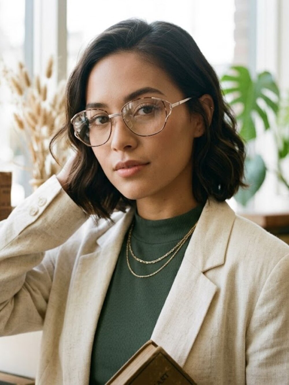 Genesis‎ Model 2315 Gold Tortoise 130 Oval Eyeglasses Vintage Frames Korea